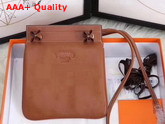 Hermes Aline Mini Bag in Tan Lambskin and Swift Calfskin Replica