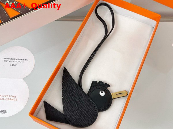 Hermes Birdy Charm in Epsom Calfskin Swift Calfskin Mysore Goatskin Milo Lambskin Replica