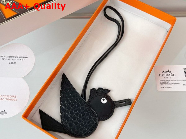 Hermes Birdy Charm in Epsom Calfskin Swift Calfskin Mysore Goatskin Milo Lambskin Replica