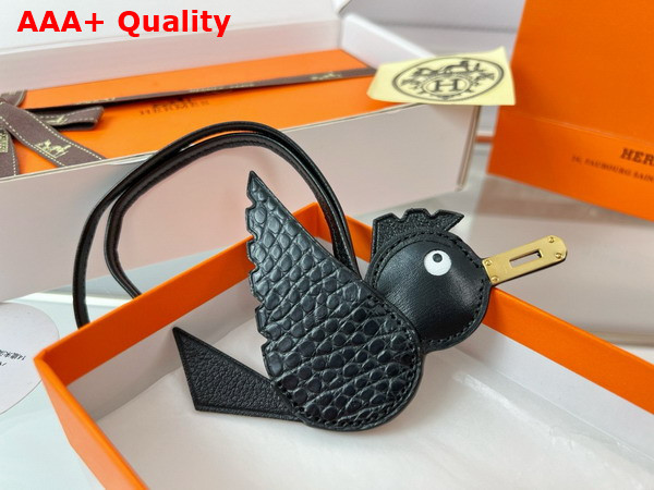 Hermes Birdy Charm in Epsom Calfskin Swift Calfskin Mysore Goatskin Milo Lambskin Replica