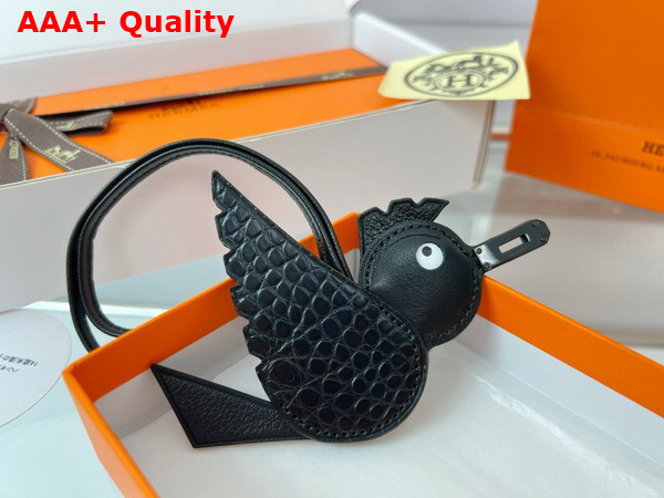 Hermes Birdy Charm in Epsom Calfskin Swift Calfskin Mysore Goatskin Milo Lambskin Replica