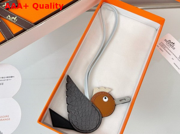 Hermes Birdy Charm in Epsom Calfskin Swift Calfskin Mysore Goatskin Milo Lambskin Replica