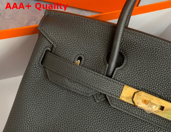 Hermes Birkin 25 Black Togo Calfskin Replica