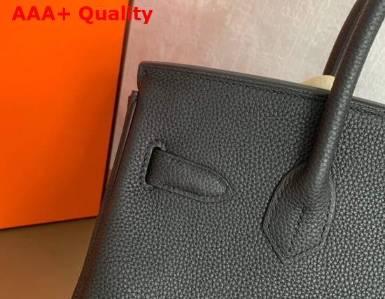 Hermes Birkin 25 Black Togo Calfskin Replica