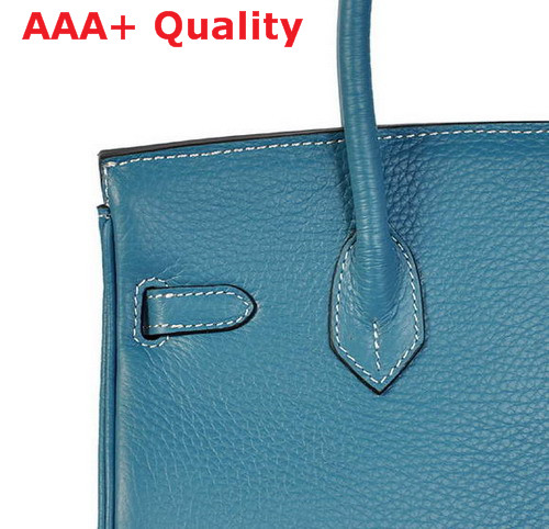 Hermes Birkin 25 Light Blue Gold Replica