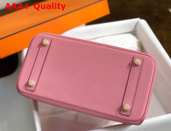 Hermes Birkin 25 Pink Epsom Calfskin Hand Stitching Replica
