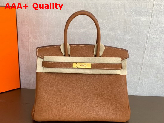 Hermes Birkin 25 Tan Togo Calfskin Replica