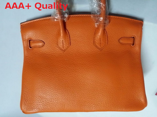 Hermes Birkin 25 in Orange Togo Leather Gold Hardware Replica