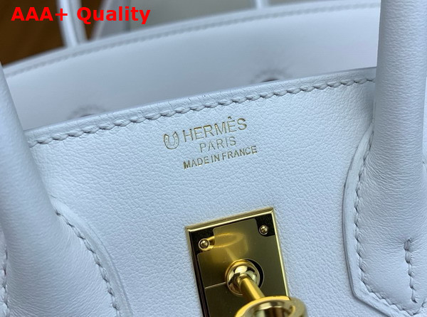 Hermes Birkin 25 in White Swift Calfskin Replica