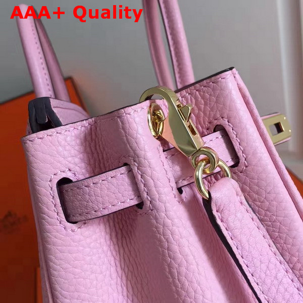 Hermes Birkin 25 with Shoulder Strap Pink Togo Leather Replica