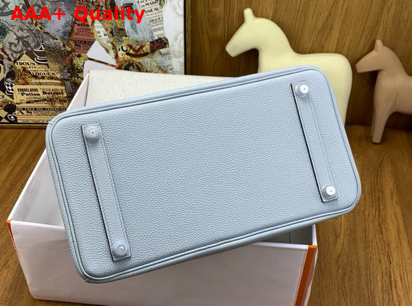 Hermes Birkin 30 Bag Bleu Glacier Togo Calfskin Replica