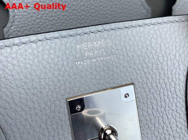 Hermes Birkin 30 Bag Bleu Glacier Togo Calfskin Replica