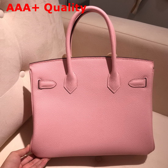 Hermes Birkin 30 Bag Pink Togo Calfskin Hand Stitching Replica