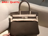 Hermes Birkin 30 Bag in Taupe Togo Calfskin Hand Stitching Replica