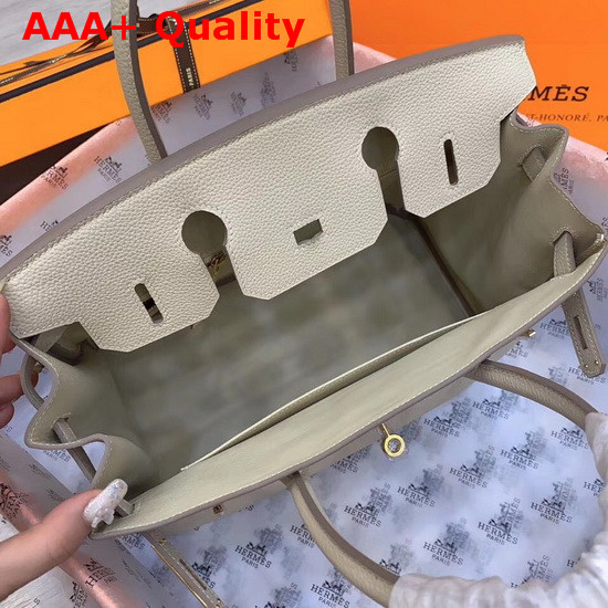 Hermes Birkin 30 Beige Togo Calfskin Replica