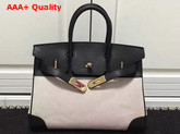 Hermes Birkin 30 Canvas and Leather Replica