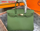 Hermes Birkin 30 Green Epsom Calfskin Replica