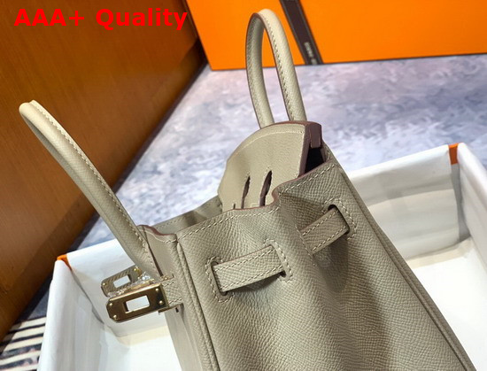Hermes Birkin 30 Light Grey Epsom Calfskin Replica