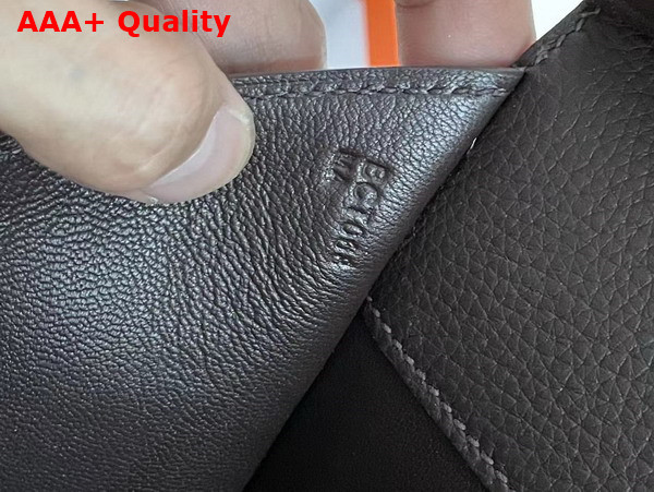 Hermes Birkin 30 Sellier en Desordre Saddle Brown Togo and Swift Calfskin Palladium Hardware Replica