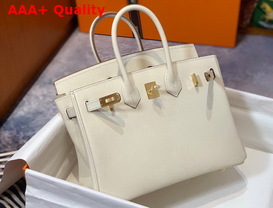 Hermes Birkin 30 White Epsom Calfskin Replica