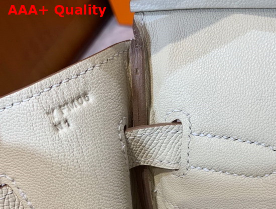 Hermes Birkin 30 White Epsom Calfskin Replica