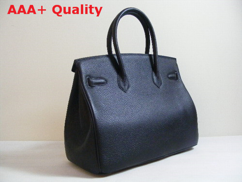 Hermes Birkin 35 in Black Togo Leather Replica