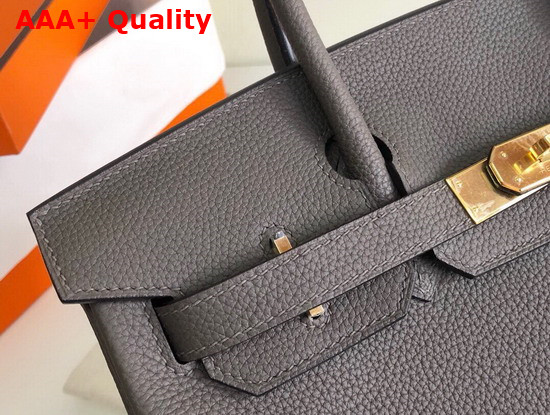 Hermes Birkin 35 Dark Gray Togo Calfskin Hand Stitching Replica