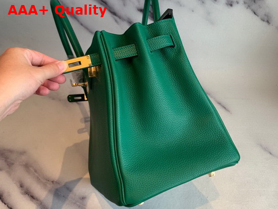Hermes Birkin 35 Green Togo Calfskin Hand Stitching Replica