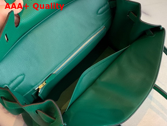 Hermes Birkin 35 Green Togo Calfskin Hand Stitching Replica