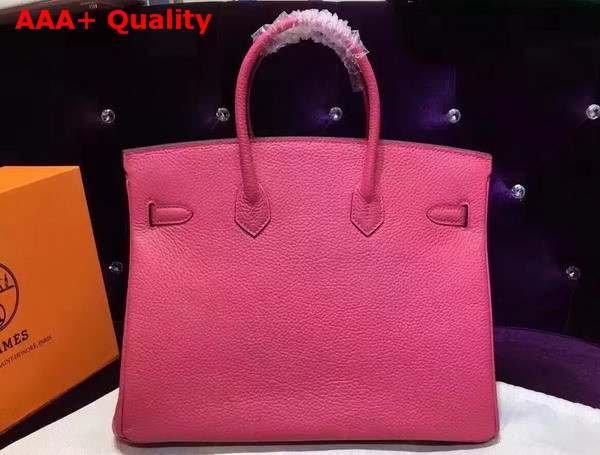 Hermes Birkin 35 Hot Pink Togo Leather Gold Hardware Replica