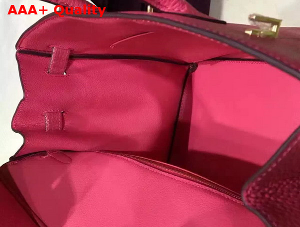 Hermes Birkin 35 Hot Pink Togo Leather Gold Hardware Replica