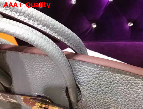 Hermes Birkin 35 Light Blue Togo Leather Gold Hardware Replica