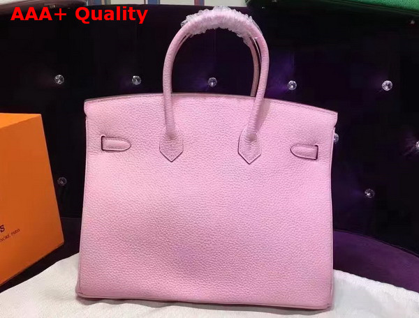 Hermes Birkin 35 Pink Togo Leather Gold Hardware Replica