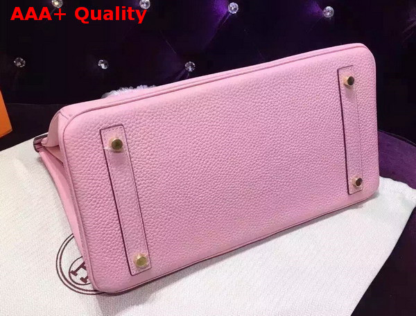 Hermes Birkin 35 Pink Togo Leather Gold Hardware Replica