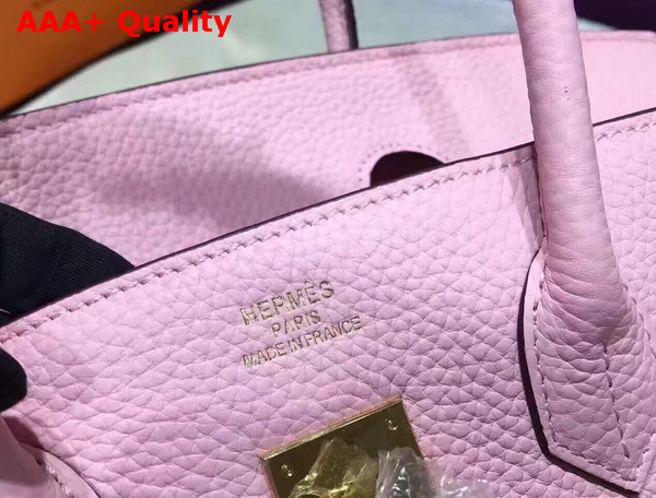 Hermes Birkin 35 Pink Togo Leather Gold Hardware Replica