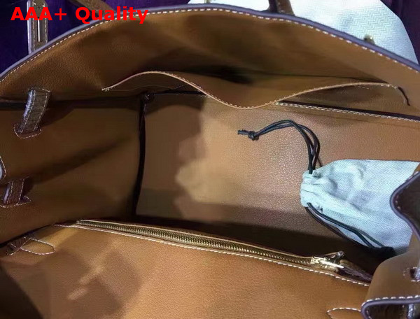 Hermes Birkin 35 Tan Togo Leather Gold Hardware Replica