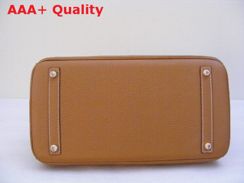 Hermes Birkin 35 Tan Togo Leather With Gold Replica