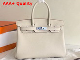 Hermes Birkin 35 White Togo Calfskin Hand Stitching Replica