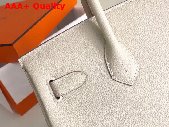 Hermes Birkin 35 White Togo Calfskin Hand Stitching Replica