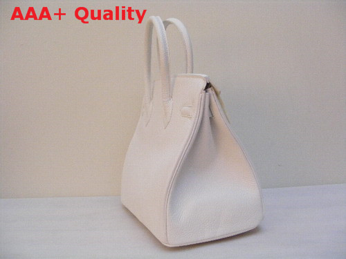 Hermes Fake Hermes Birkin 35 White Togo Leather With Silver Replica