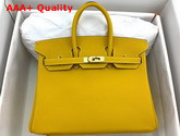 Hermes Birkin 35 Yellow Togo Calfskin Hand Stitching Replica