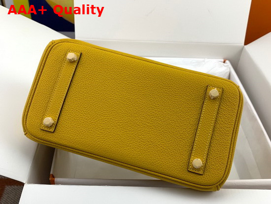 Hermes Birkin 35 Yellow Togo Calfskin Hand Stitching Replica