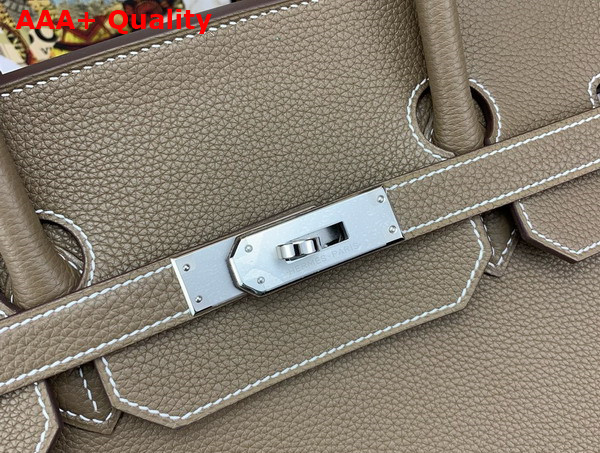Hermes Birkin 40 Bag in Elephant Grey Togo Leather Replica