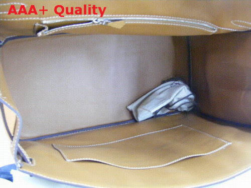Hermes Birkin 40 In Tan Togo Leather With Silver Replica