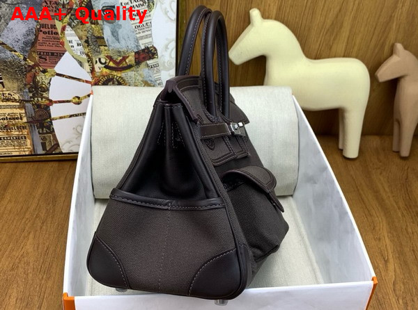 Hermes Birkin Cargo 25cm Bronze Canvas and Swift Calfskin Replica