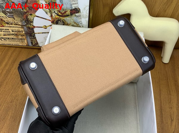 Hermes Birkin Cargo 25cm Dark Beige Canvas and Swift Calfskin Replica