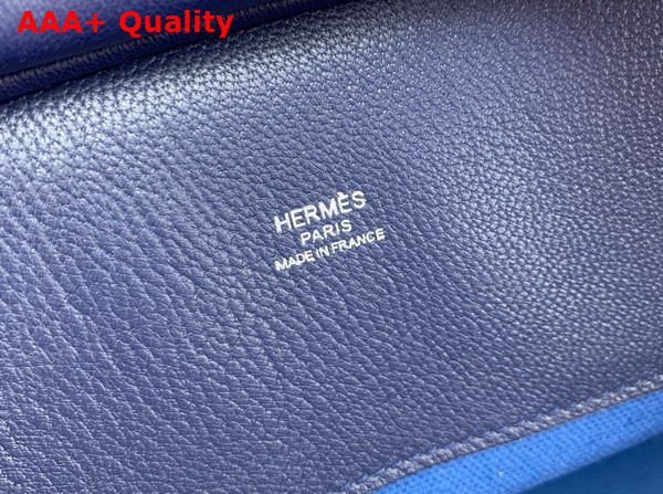 Hermes Birkin Cargo 25cm Navy Blue Canvas and Swift Calfskin Replica