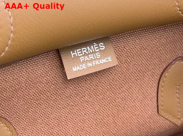 Hermes Birkin Cargo Bag 35cm Gold Canvas and Swift Calfskin Replica