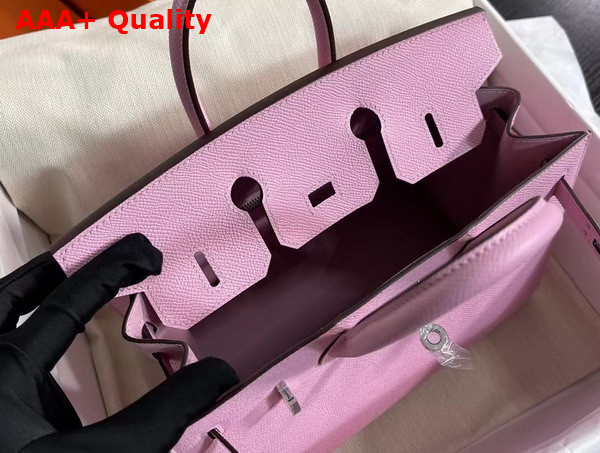 Hermes Birkin Sellier 25 Bag in Light Pink Epsom Calfskin Replica