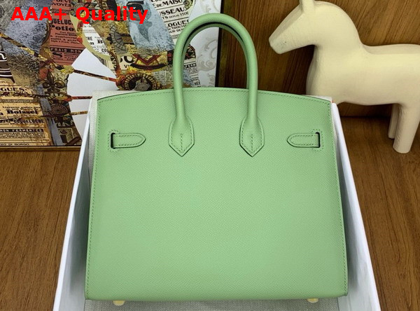 Hermes Birkin Sellier 25 in Avocado Green Epsom Calfskin Replica